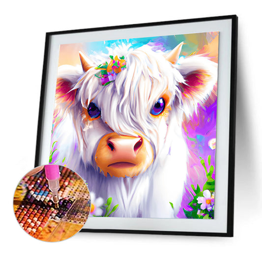 Highland Yak - Full Round Drill Diamond Painting 30*30CM