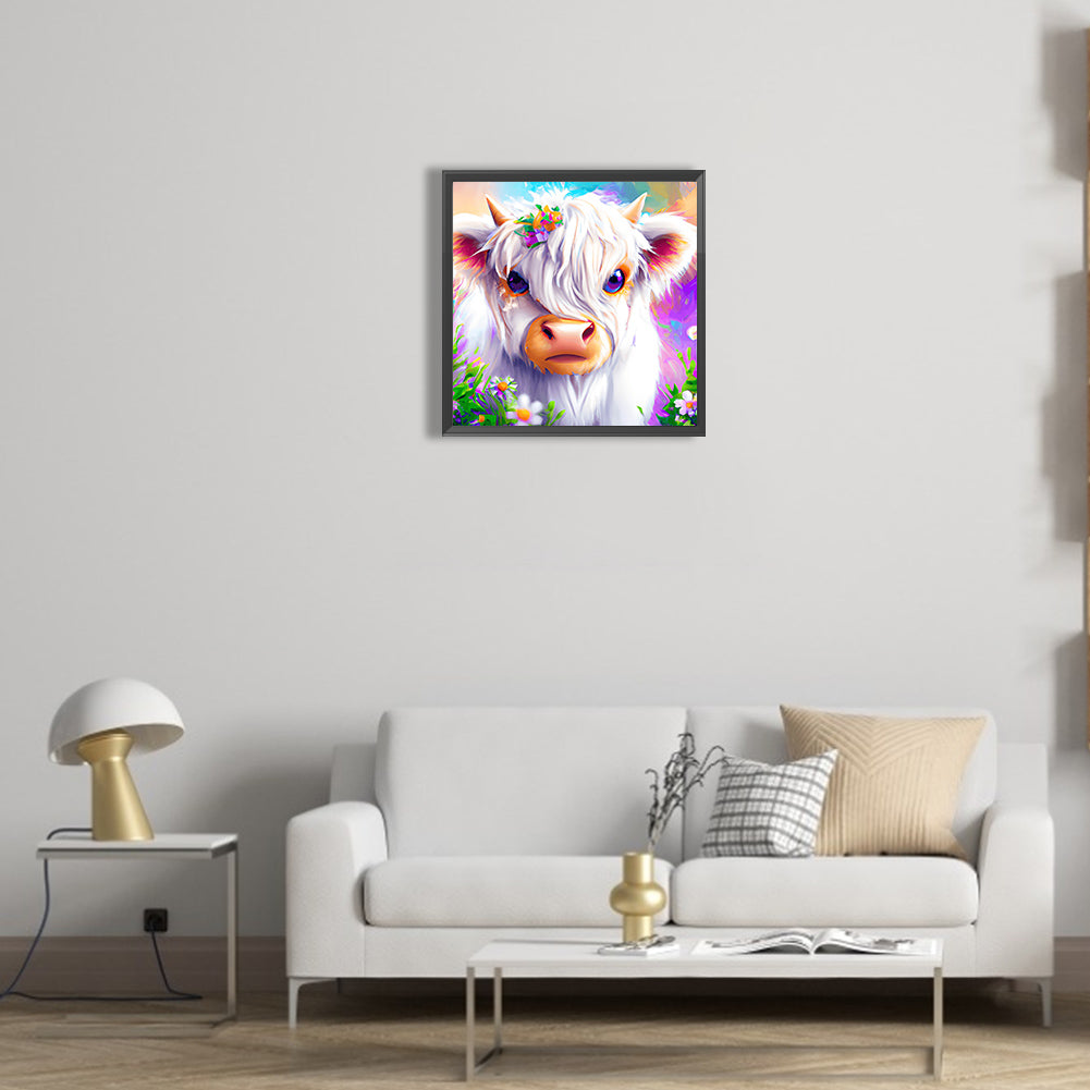 Highland Yak - Full Round Drill Diamond Painting 30*30CM