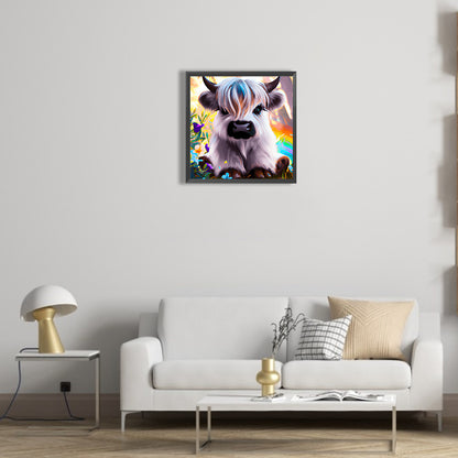 Highland Yak - Full Round Drill Diamond Painting 30*30CM