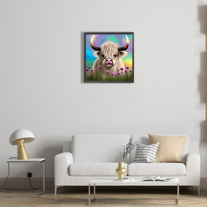 Highland Yak - Full Round Drill Diamond Painting 30*30CM