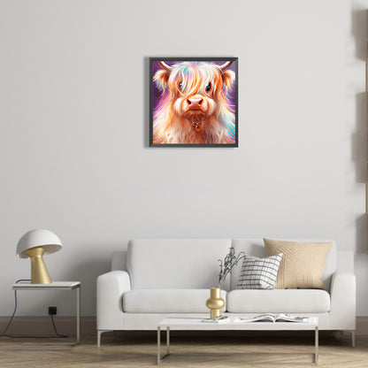 Highland Yak - Full Round Drill Diamond Painting 30*30CM