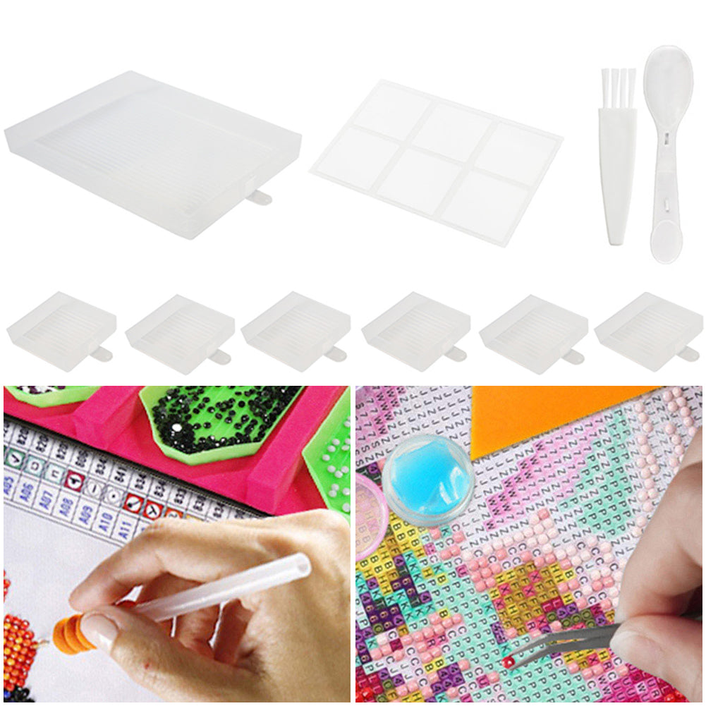 5D Diamond Painting Accessories Kits DIY Art Crafts Beads Rhinestone Tray Sorter