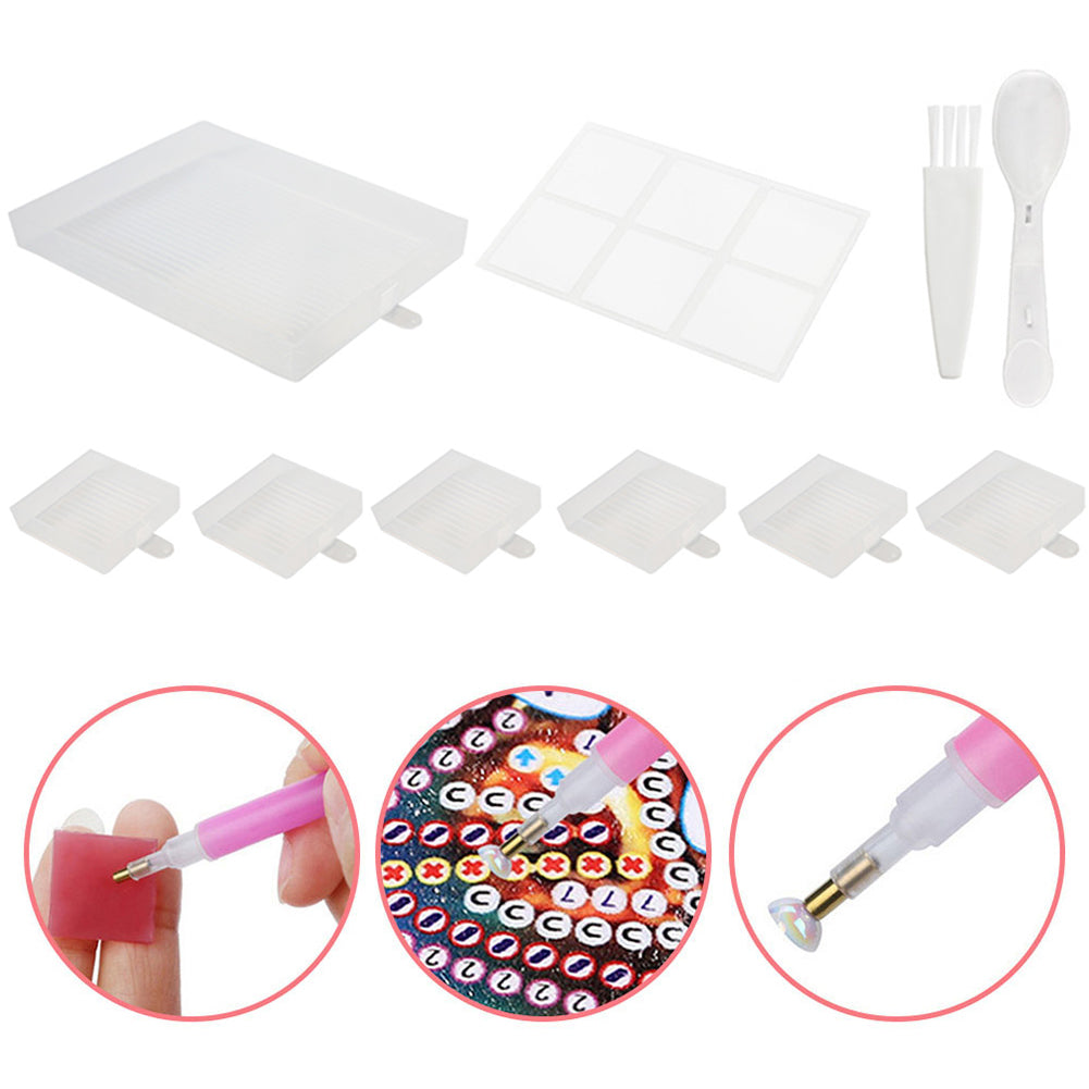 5D Diamond Painting Accessories Kits DIY Art Crafts Beads Rhinestone Tray Sorter