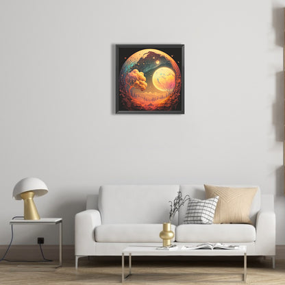 Galaxy Night - Full Round Drill Diamond Painting 30*30CM