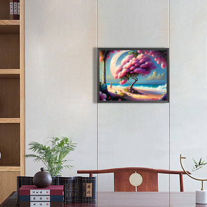 Sea Beach - Full Round Drill Diamond Painting 40*30CM