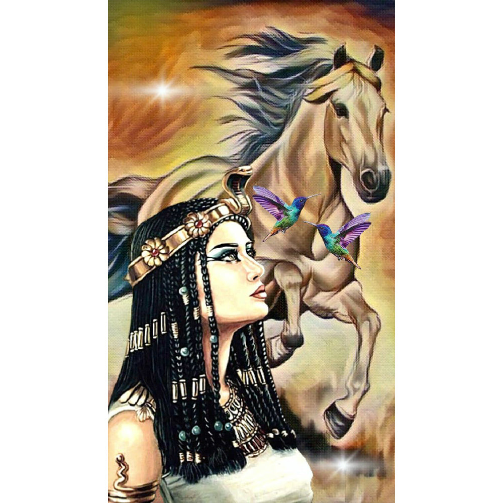 Horse - Full Round Drill Diamond Painting 40*70CM