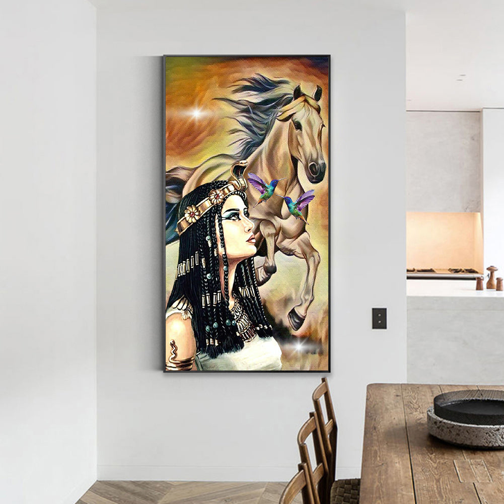 Horse - Full Round Drill Diamond Painting 40*70CM