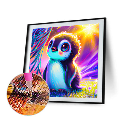 Colorful Little Animal Penguin - Full Round Drill Diamond Painting 30*30CM