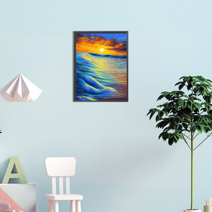Coconut Beach - Full Round Drill Diamond Painting 30*40CM