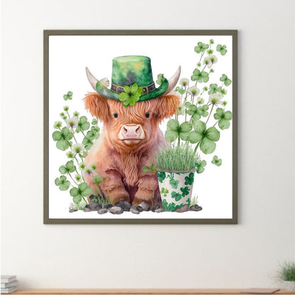Watercolor Yak - Full Round Drill Diamond Painting 30*30CM
