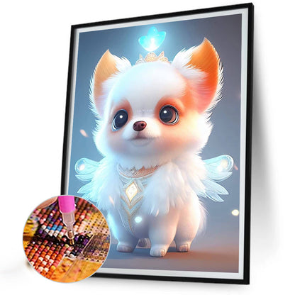 Elf Puppy - Full Round Drill Diamond Painting 30*40CM