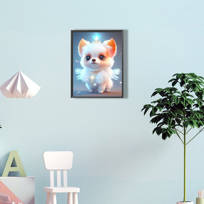 Elf Puppy - Full Round Drill Diamond Painting 30*40CM