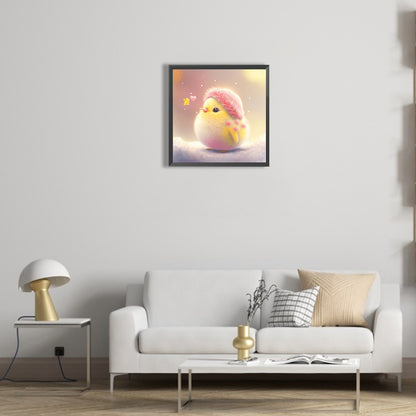 Cute Little Yellow Duck - Full Round Drill Diamond Painting 30*30CM