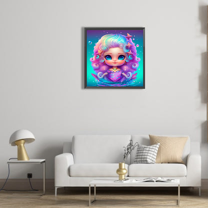 Elf Mermaid - Full Round Drill Diamond Painting 30*30CM