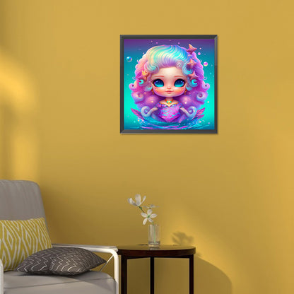 Elf Mermaid - Full Round Drill Diamond Painting 30*30CM