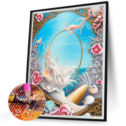 Dream Beach Shells - Full Round Drill Diamond Painting 30*40CM