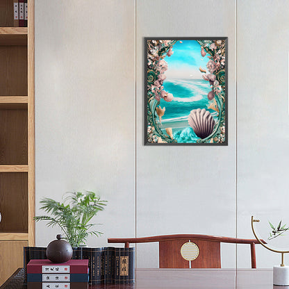 Dream Beach Shells - Full Round Drill Diamond Painting 30*40CM