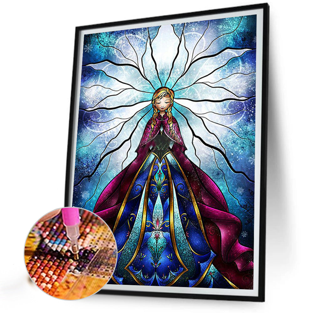 Frozen Anna - Full Round Drill Diamond Painting 30*40CM