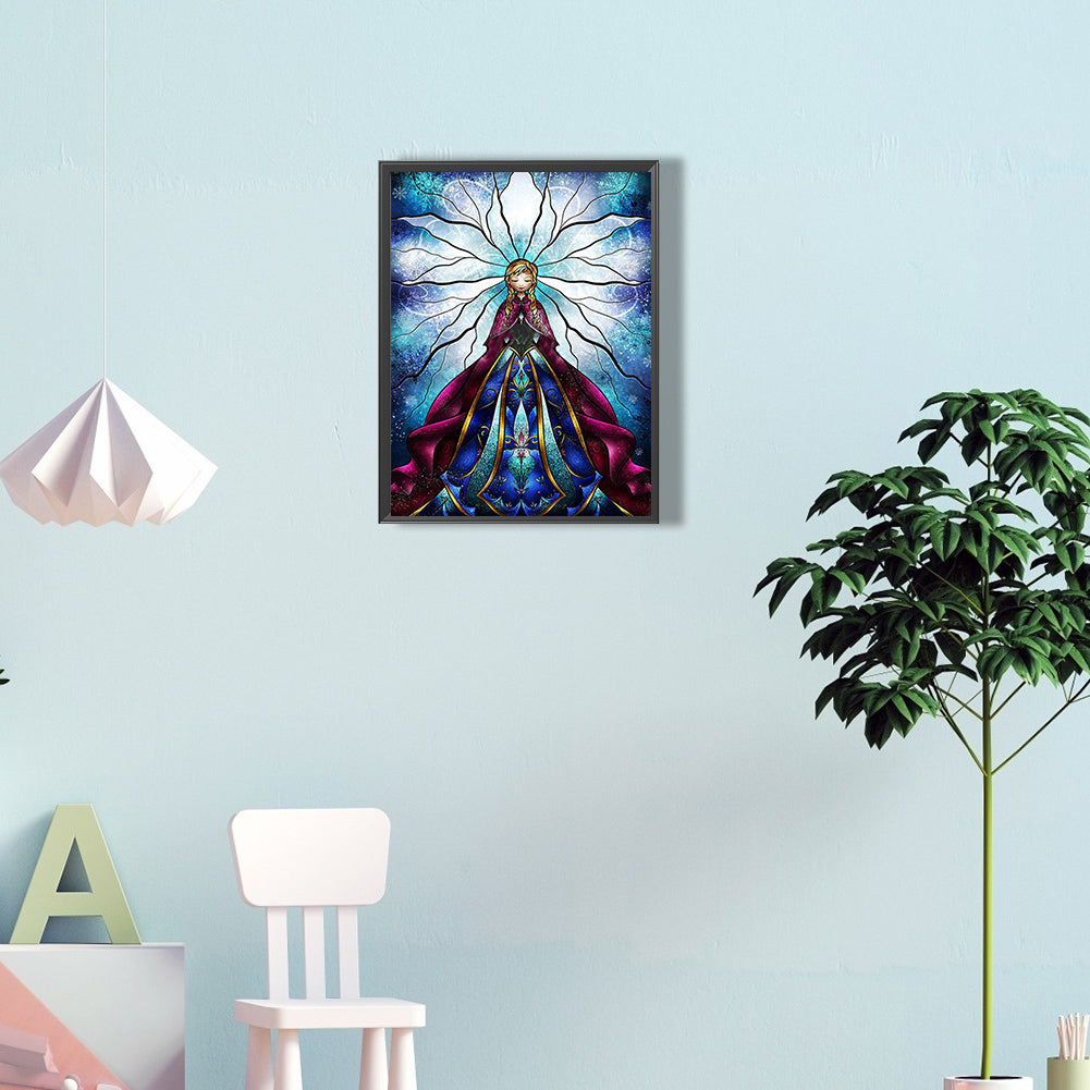 Frozen Anna - Full Round Drill Diamond Painting 30*40CM