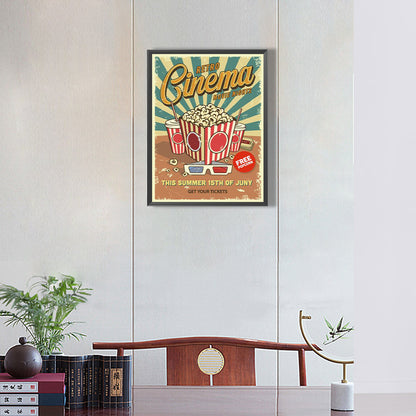 Popcorn Pictorial - Full Round Drill Diamond Painting 30*40CM