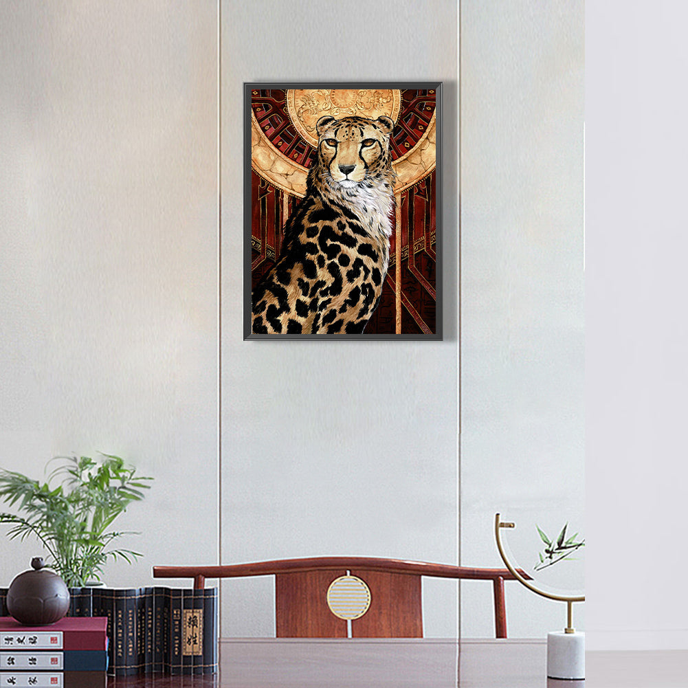 Leopard - Full Round Drill Diamond Painting 30*40CM