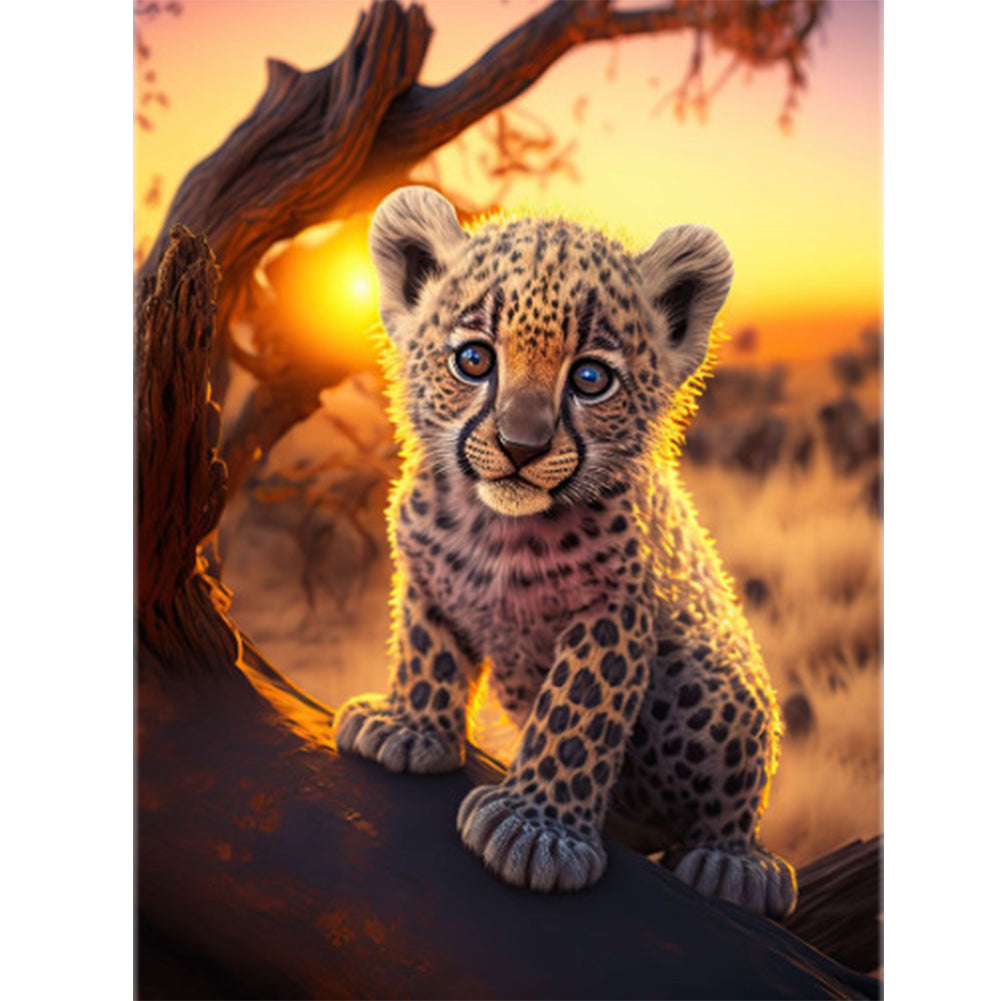Cheetah - Full Square Drill Diamond Painting 30*40CM