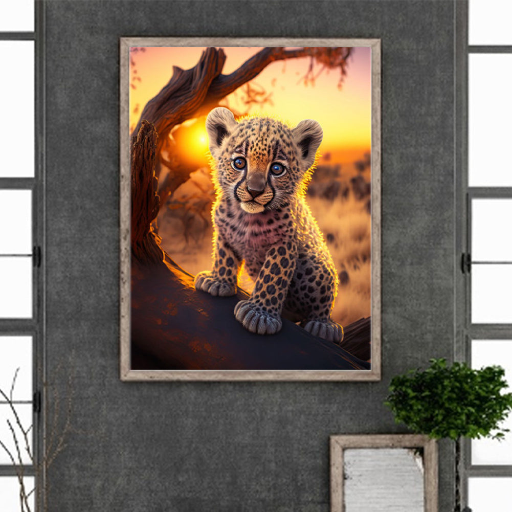 Cheetah - Full Square Drill Diamond Painting 30*40CM