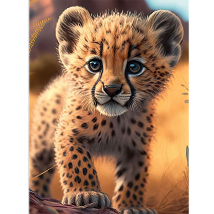 Cheetah - Full Square Drill Diamond Painting 30*40CM