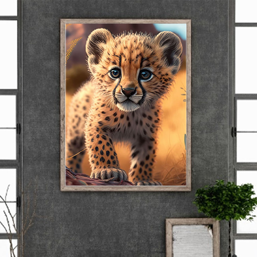 Cheetah - Full Square Drill Diamond Painting 30*40CM