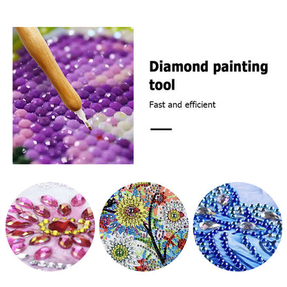 DIY 5D Diamond Painting Pen with 4 Replacement Heads Point Drill Pen Set