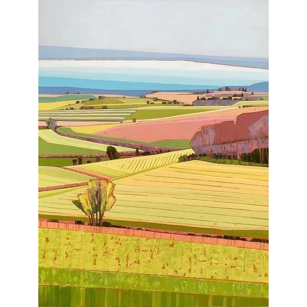 Straw Field - Full Round Drill Diamond Painting 30*40CM