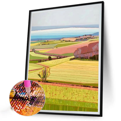 Straw Field - Full Round Drill Diamond Painting 30*40CM