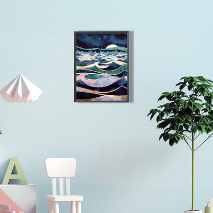 Sea ??Level - Full Round Drill Diamond Painting 30*40CM