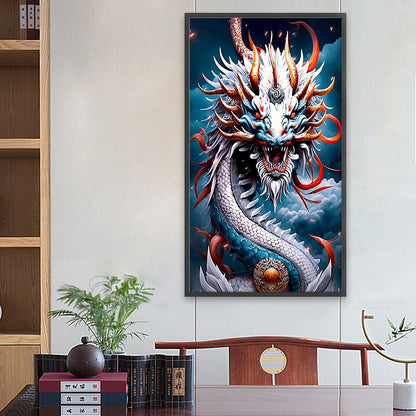 Ferocious Dragon - Full Round Drill Diamond Painting 40*70CM