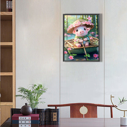 Animals In The Jungle - Full Round Drill Diamond Painting 30*40CM