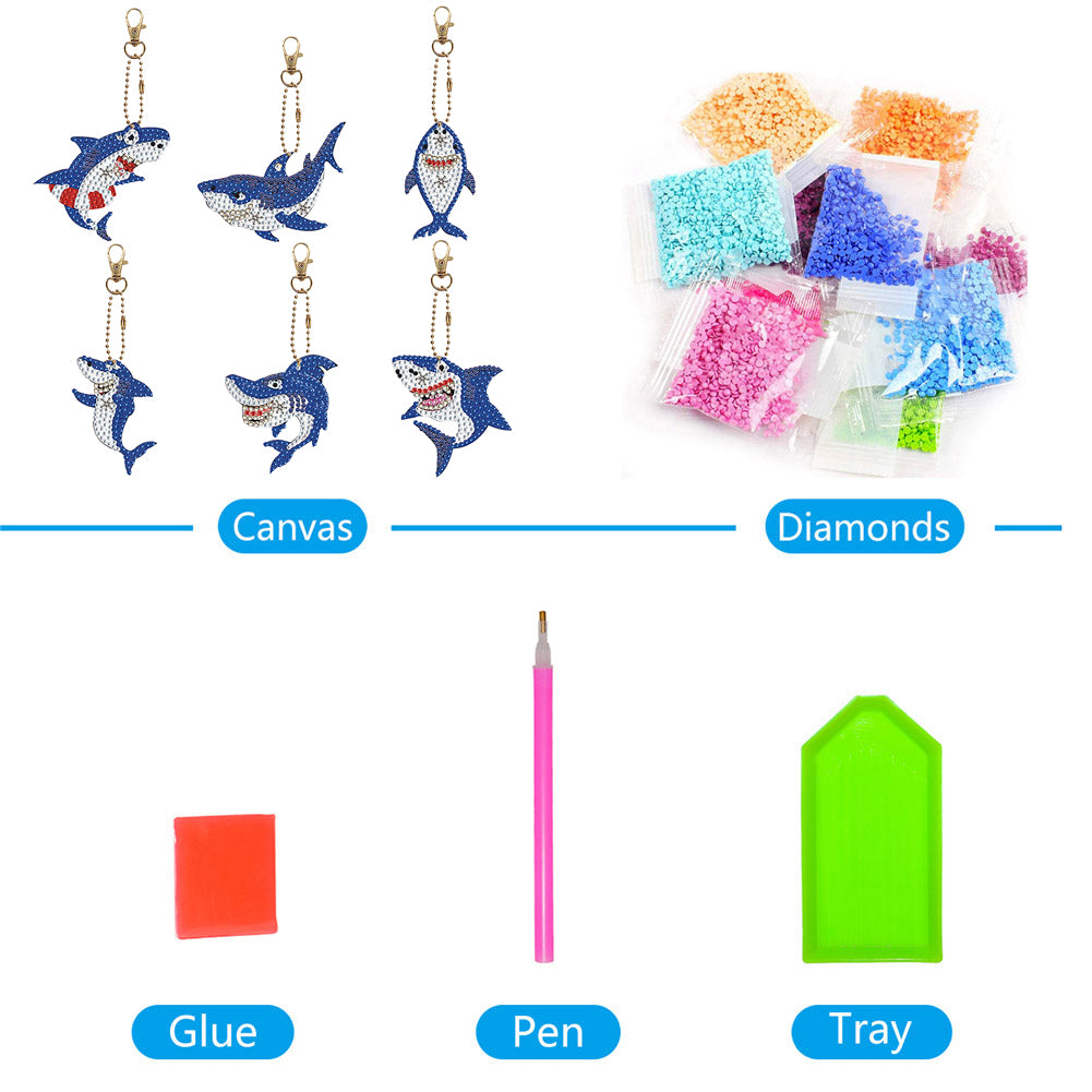 DIY Diamond Art Keychains Diamond Mosaic Kit Rhinestone Pendant Lady Bag Pendant