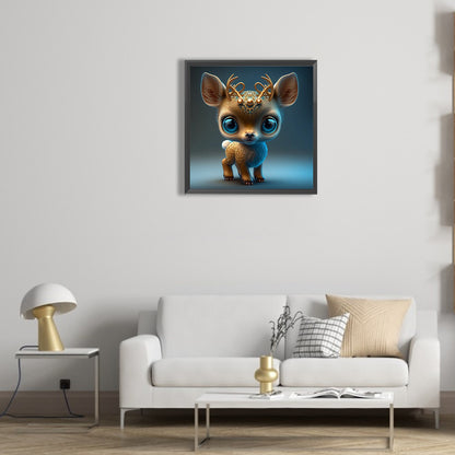 Deer - Full Round Drill Diamond Painting 30*30CM