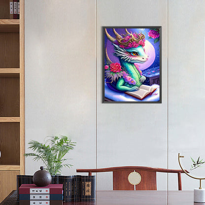 Little Dragon - Full Round Drill Diamond Painting 30*40CM