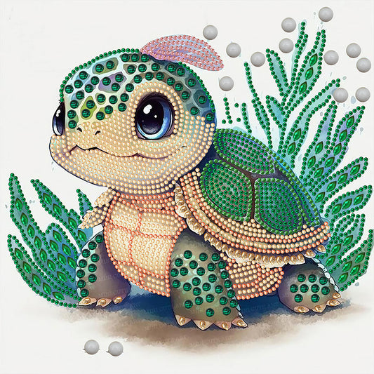 Little Turtle - Special Shaped Drill Diamond Painting 30*30CM