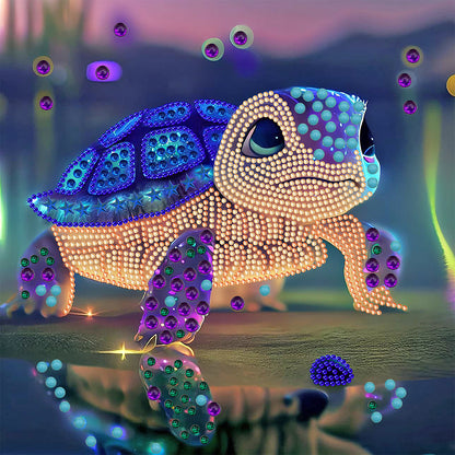 Little Turtle - Special Shaped Drill Diamond Painting 30*30CM