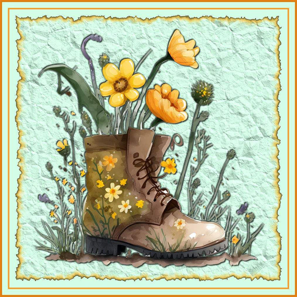 Boots - Full Round Drill Diamond Painting 30*30CM