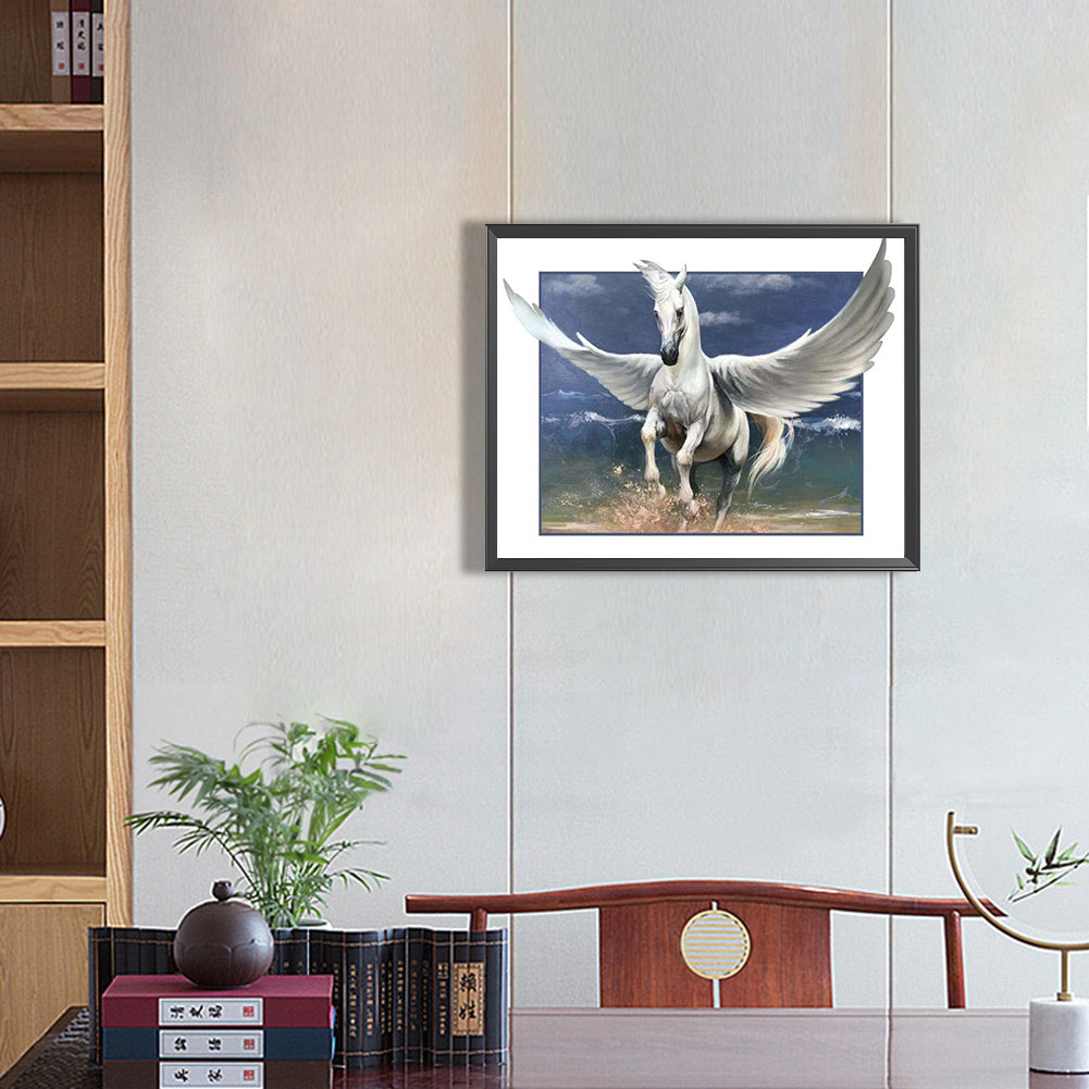 Flying Horse - Full Round Drill Diamond Painting 50*40CM