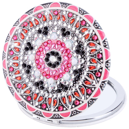 DIY Diamond Painting Makeup Mirror Portable Diamond Art Mosaic Makeup Mirror