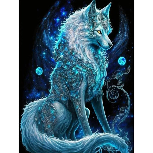 Arctic Wolf - Full Round Drill Diamond Painting 30*40CM