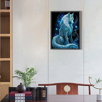 Arctic Wolf - Full Round Drill Diamond Painting 30*40CM