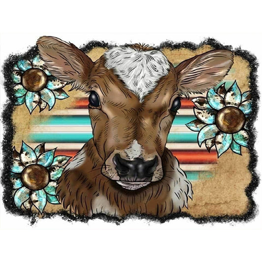 Ox - Full Round Drill Diamond Painting 40*30CM