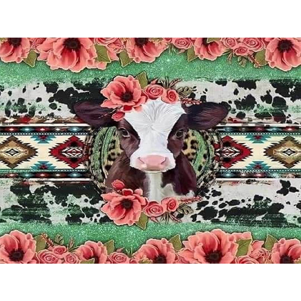 Ox - Full Round Drill Diamond Painting 40*30CM