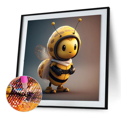 Yellow Ladybug - Full Round Drill Diamond Painting 30*30CM