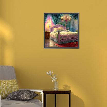 Princess Bedroom - Full Round Drill Diamond Painting 30*30CM