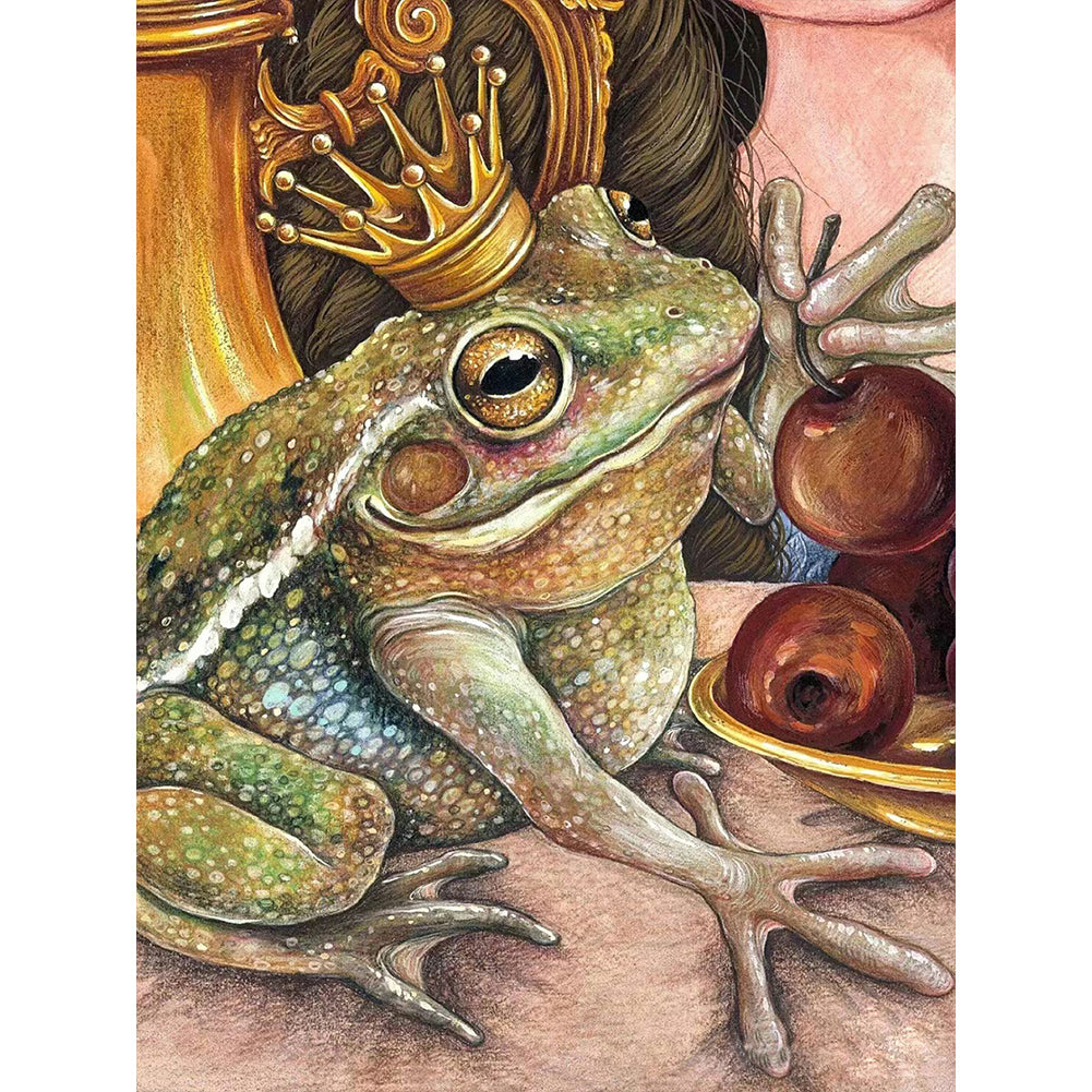 Frog Prince - Full Round Drill Diamond Painting 30*40CM